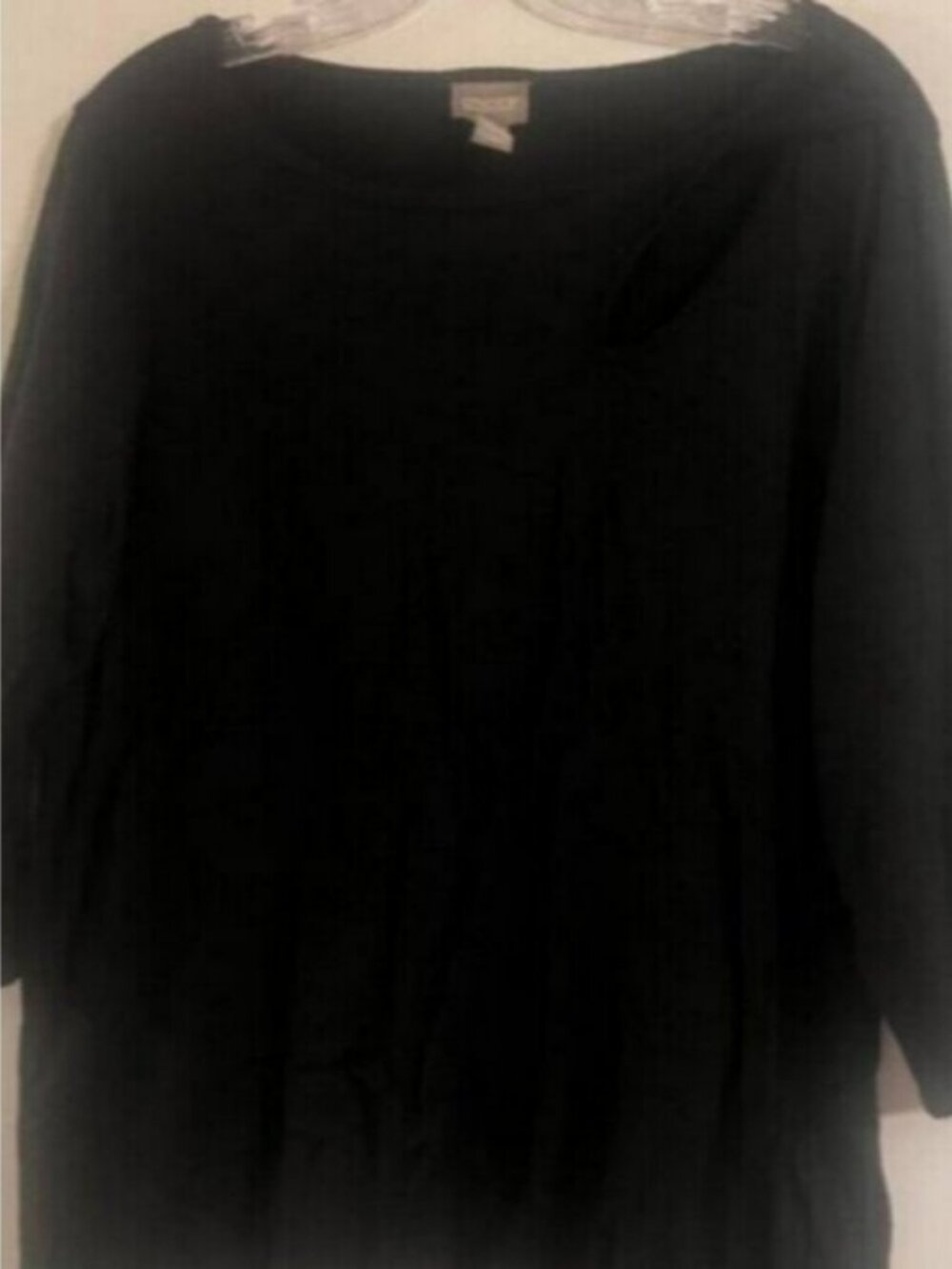 Chico's Black Long Sleeve Top